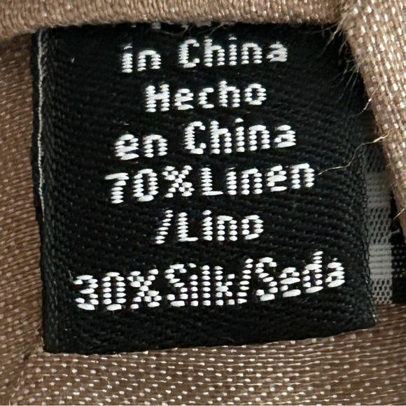 Ben Sherman Linen and Silk Taupe Tie - Picture 4 of 10